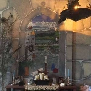 Castle Wall Bedroom Mural