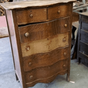 Old Wood Chest of Drawers