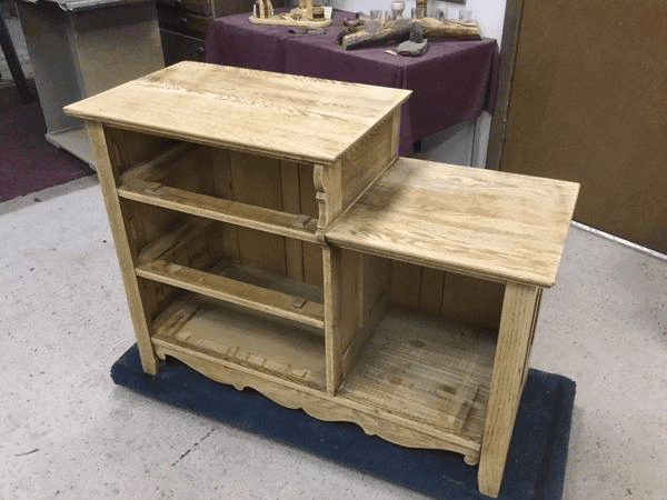 Sanded Wood Dresser