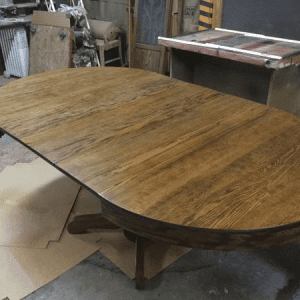Refinished Wood Dining Table