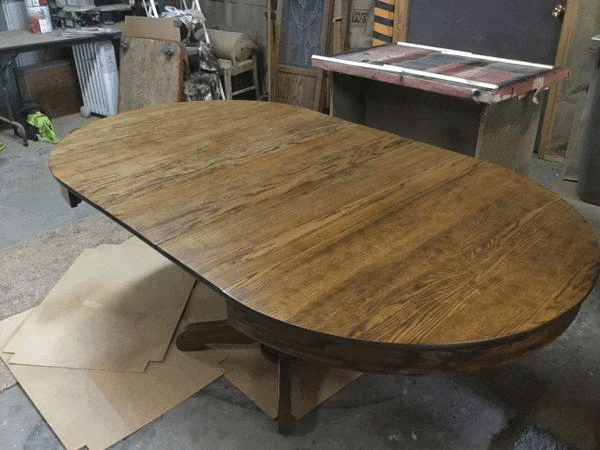 Refinished Wood Dining Table