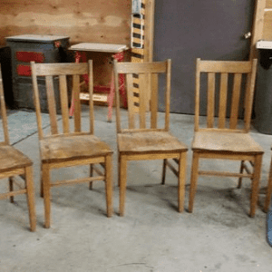 Wood Dining Table Chairs to Refinish