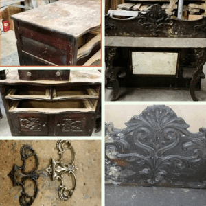 Refinished Wood Dresser