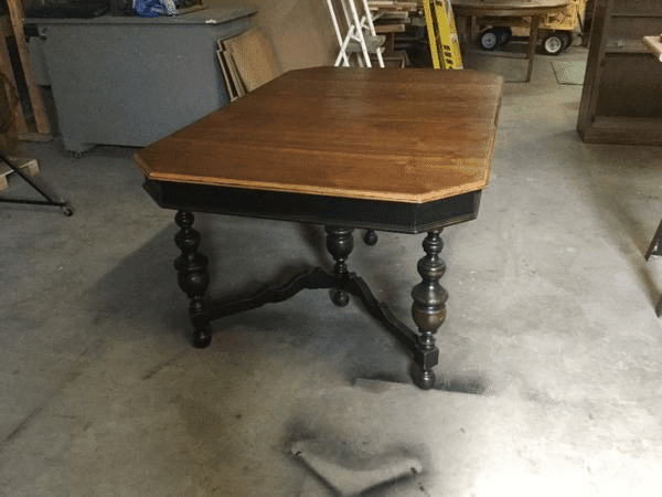 Refinished Wood Dining Table