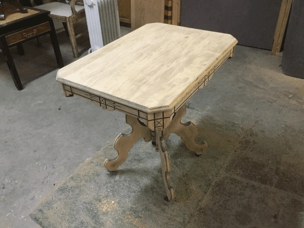 Sanded Wood Table to Refinish