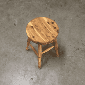 Custom Wood Stool