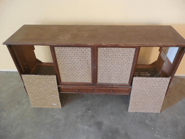 Refinish Damaged Wood Cabinet