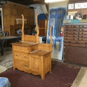 Refinished Wood Dresser