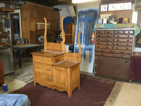 Refinished Wood Dresser