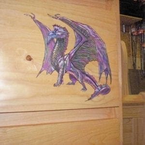 Custom Painted Dresser