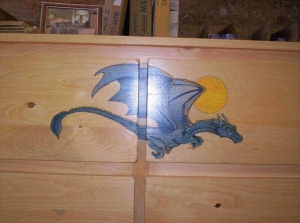 Custom Painted Dresser