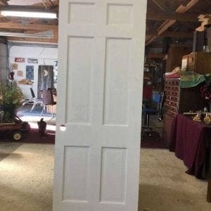 Before Wood Door