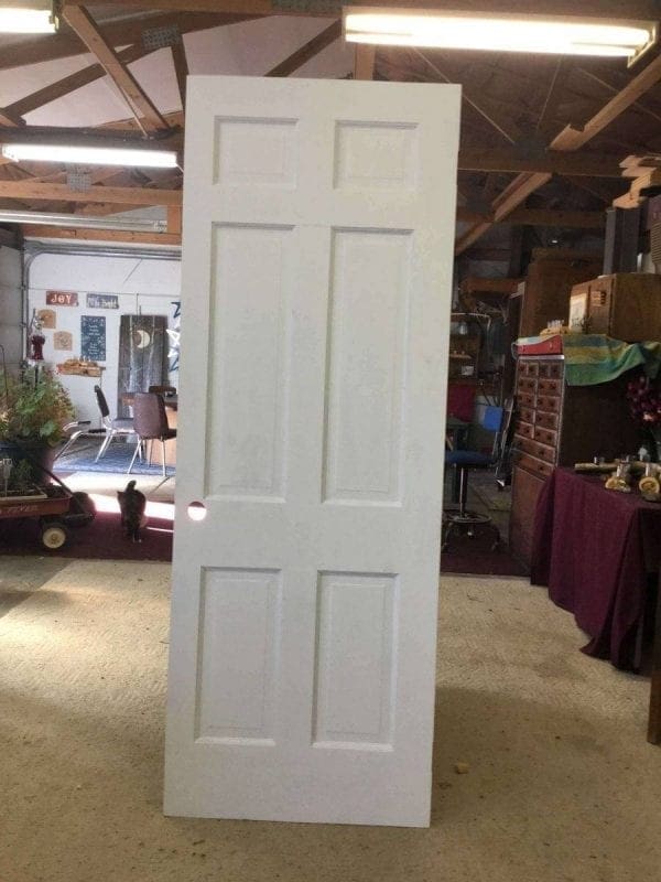 Before Wood Door