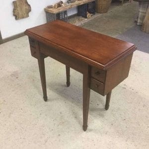 Refinished Wood Sewing Table