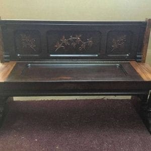 Church Pew Repair and Refinish