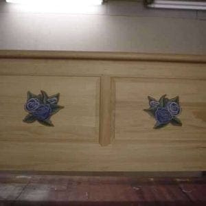 Custom Refinished Wood Headboard