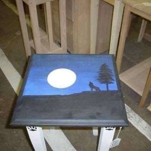 Custom Refinished Wood table