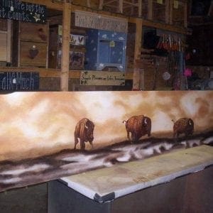 buffalo painting