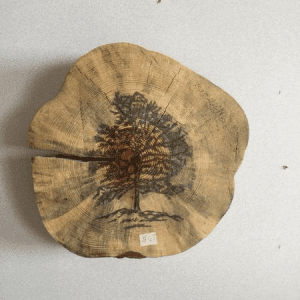 Custom Painted Tree on Log
