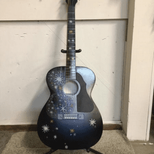 Custom Painted Guitar