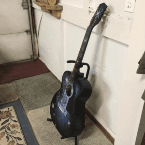 Custom Painted Guitar