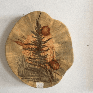 Custom Painted Tree On Wood