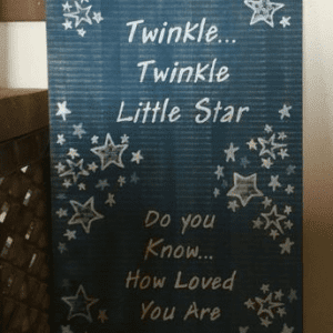 Custom Painted Bedroom Sign