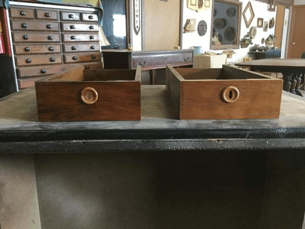 refinished Wood drawers