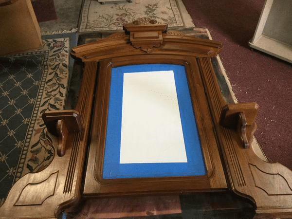 Refinishing Wood Dresser with mirror