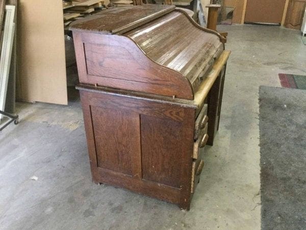 before roll top desk