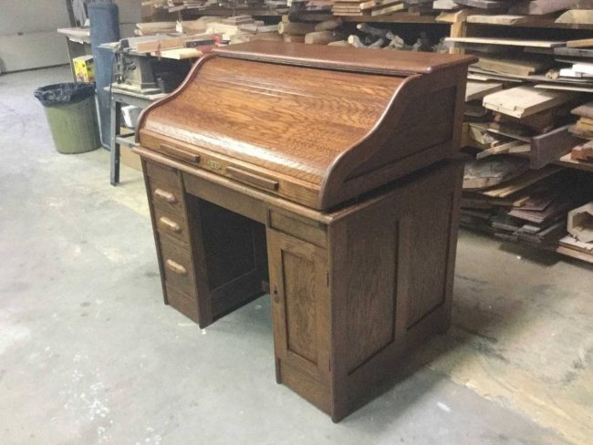 after refinished roll top desk after refinished roll top desk